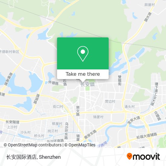 长安国际酒店 map