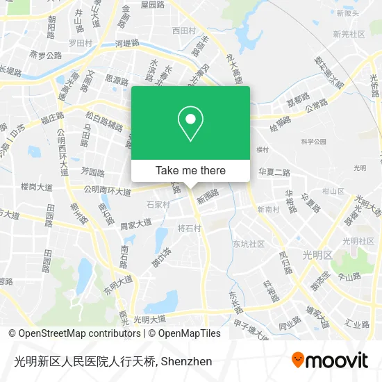 光明新区人民医院人行天桥 map