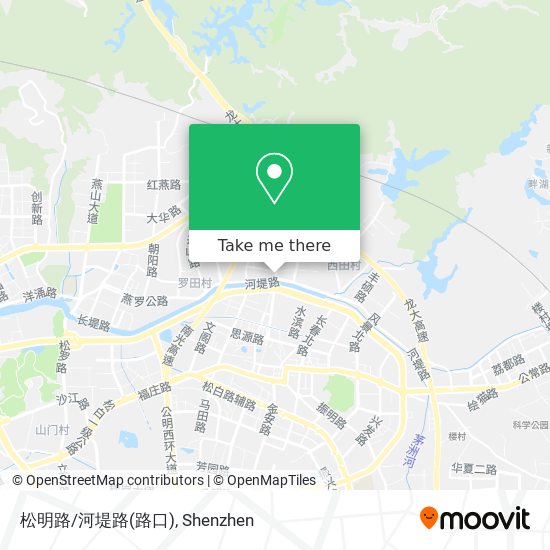 松明路/河堤路(路口) map