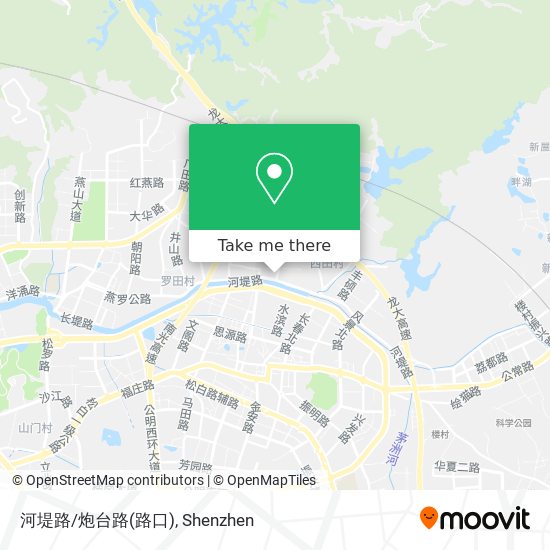 河堤路/炮台路(路口) map