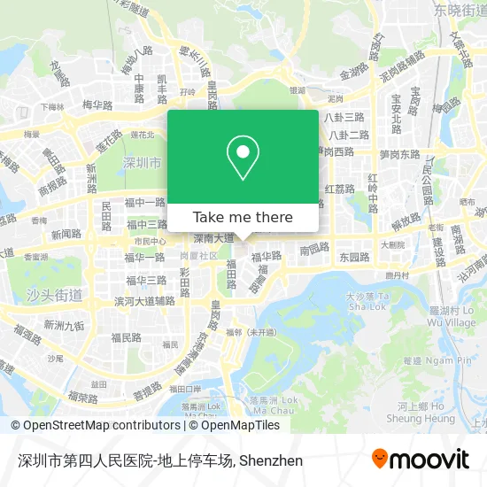 深圳市第四人民医院-地上停车场 map