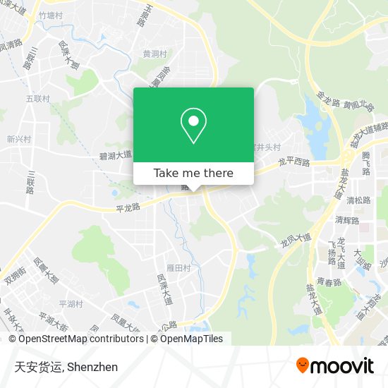 天安货运 map