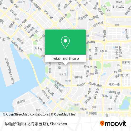 毕咖所咖啡(龙海家园店) map