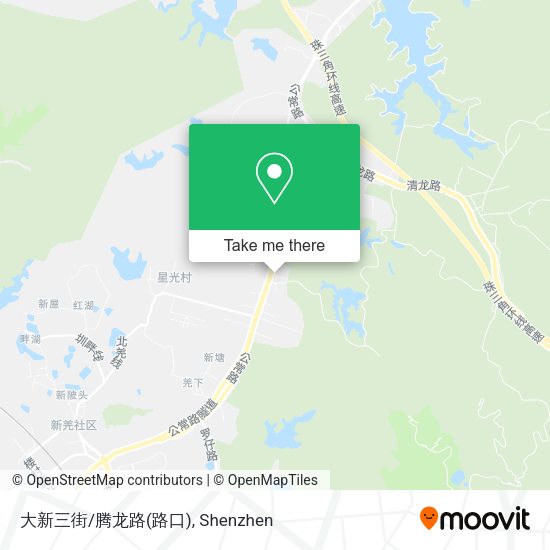 大新三街/腾龙路(路口) map