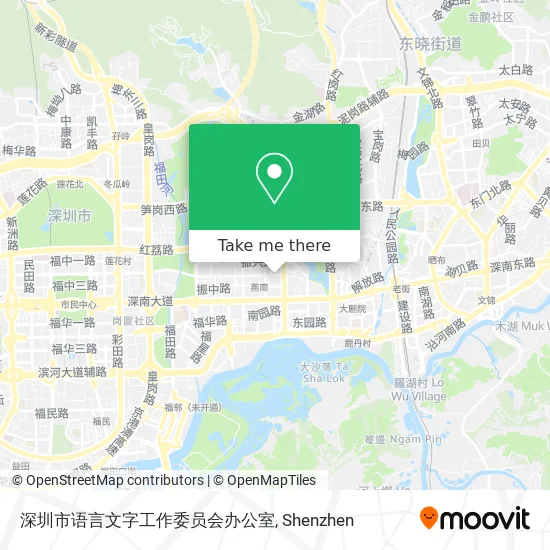 深圳市语言文字工作委员会办公室 map