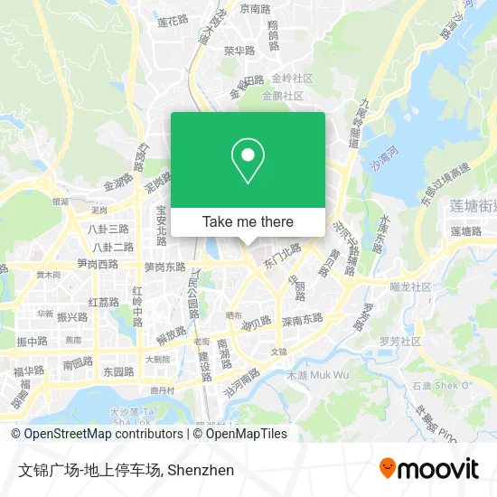 文锦广场-地上停车场 map