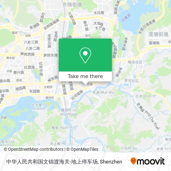 中华人民共和国文锦渡海关-地上停车场 map