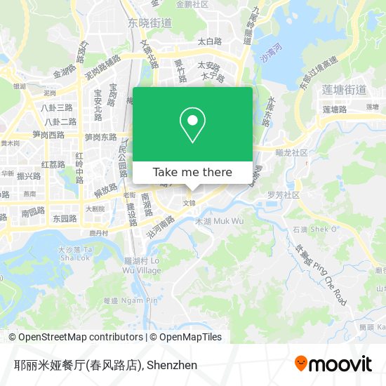 耶丽米娅餐厅(春风路店) map