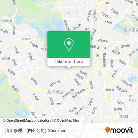 清湖修理厂(四分公司) map