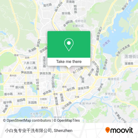 小白兔专业干洗有限公司 map