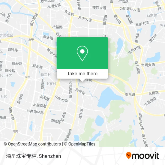 鸿星珠宝专柜 map