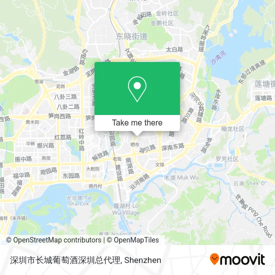 深圳市长城葡萄酒深圳总代理 map