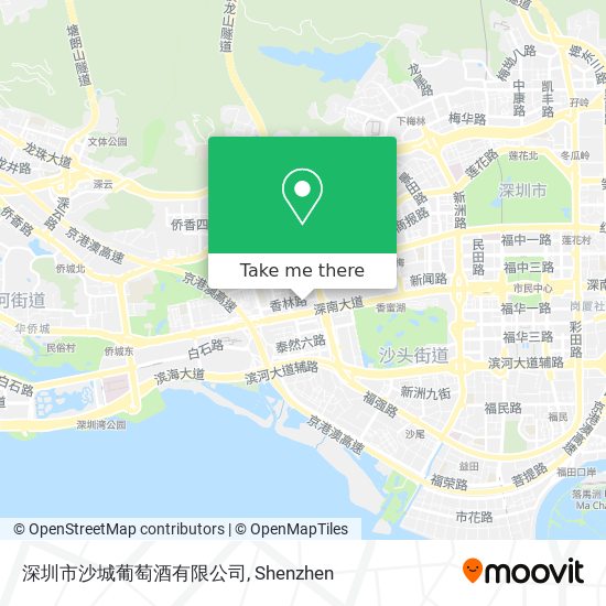 深圳市沙城葡萄酒有限公司 map