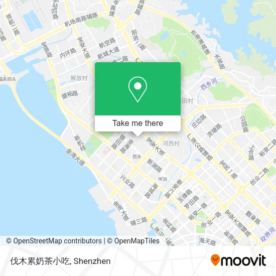 伐木累奶茶小吃 map