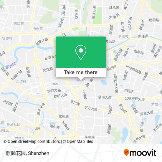 麒麟花园 map