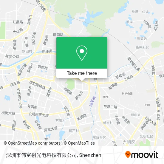 深圳市伟富创光电科技有限公司 map