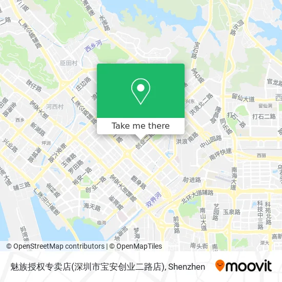 魅族授权专卖店(深圳市宝安创业二路店) map