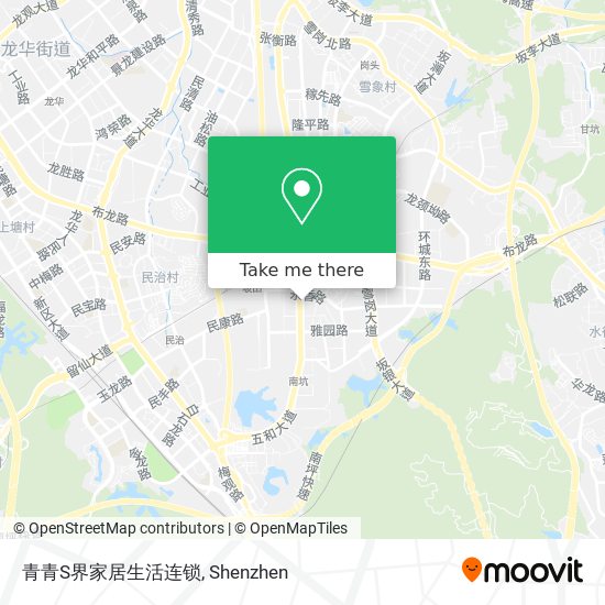 青青S界家居生活连锁 map