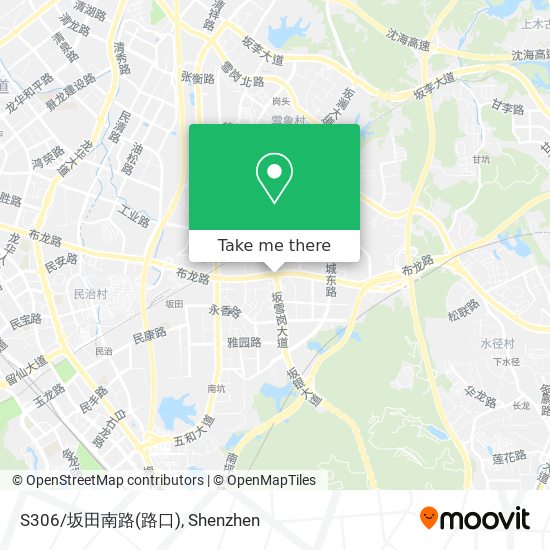 S306/坂田南路(路口) map