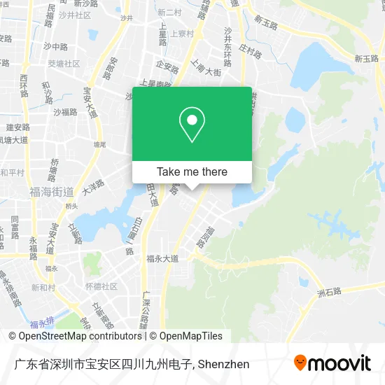 广东省深圳市宝安区四川九州电子 map