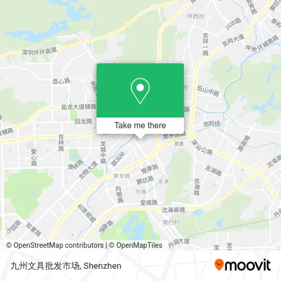 九州文具批发市场 map
