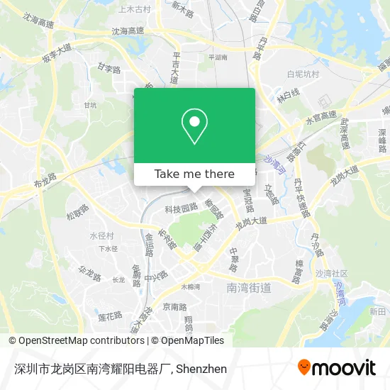 深圳市龙岗区南湾耀阳电器厂 map