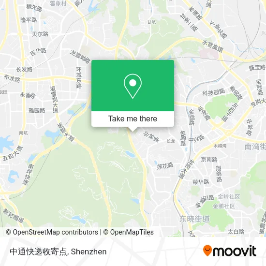 中通快递收寄点 map