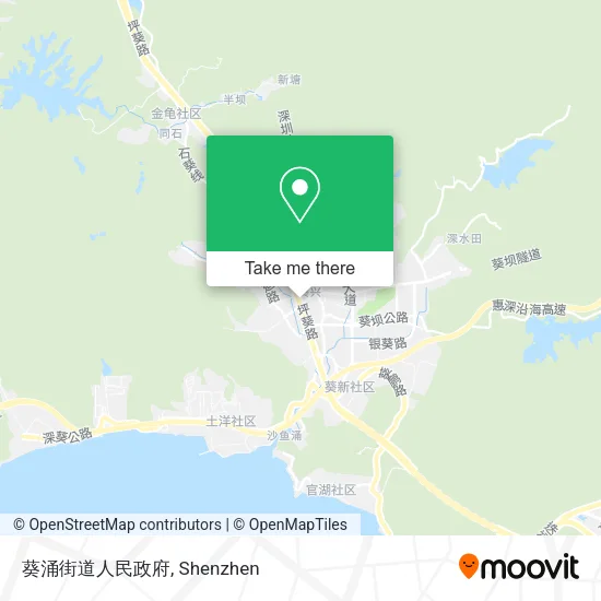 葵涌街道人民政府 map