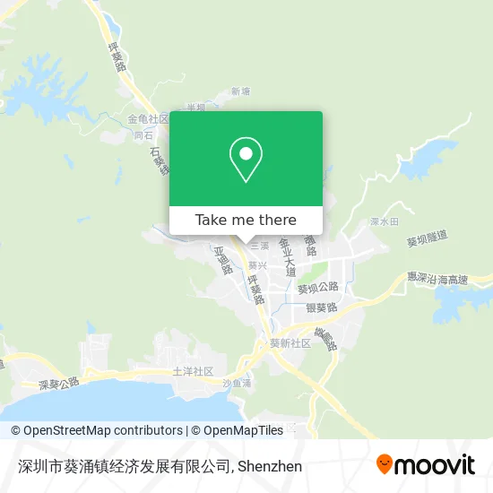 深圳市葵涌镇经济发展有限公司 map