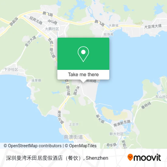 深圳曼湾禾田居度假酒店（餐饮） map