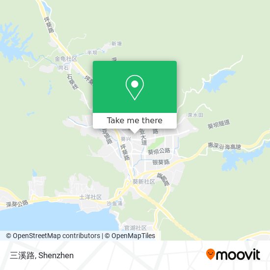 三溪路 map