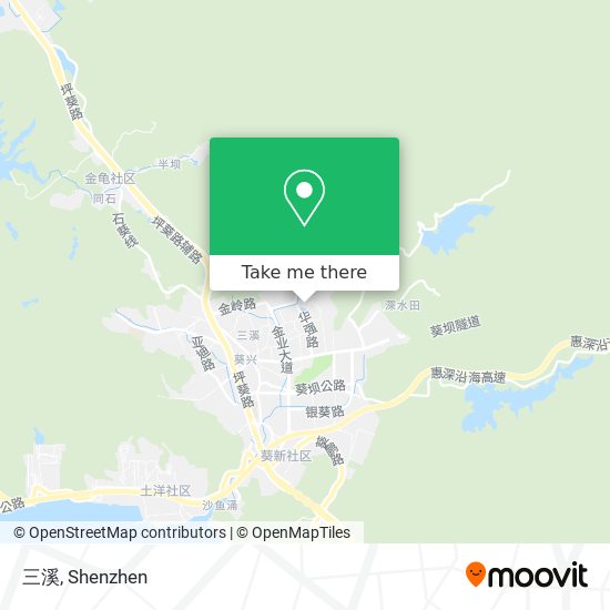 三溪 map