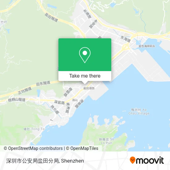 深圳市公安局盐田分局 map