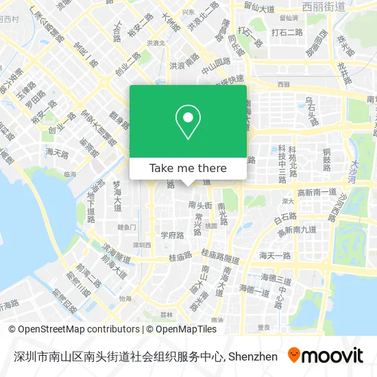 深圳市南山区南头街道社会组织服务中心 map