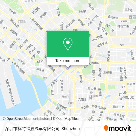 深圳市标特福嘉汽车有限公司 map