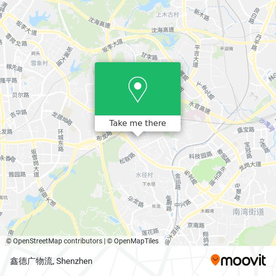 鑫德广物流 map