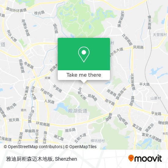 雅迪厨柜森迈木地板 map