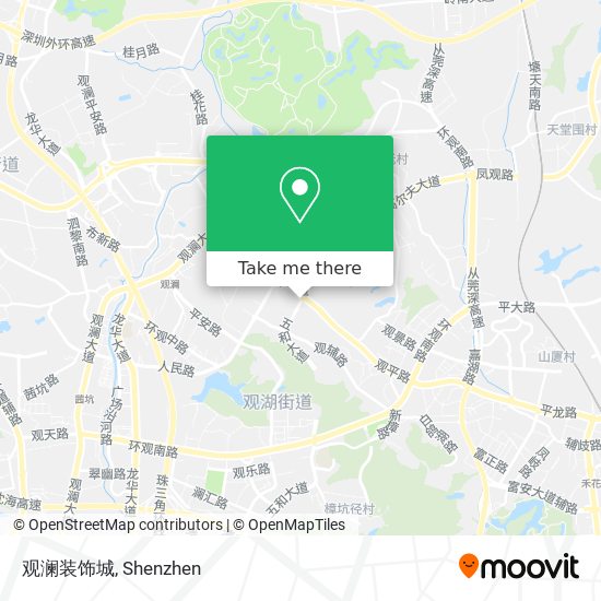 观澜装饰城 map