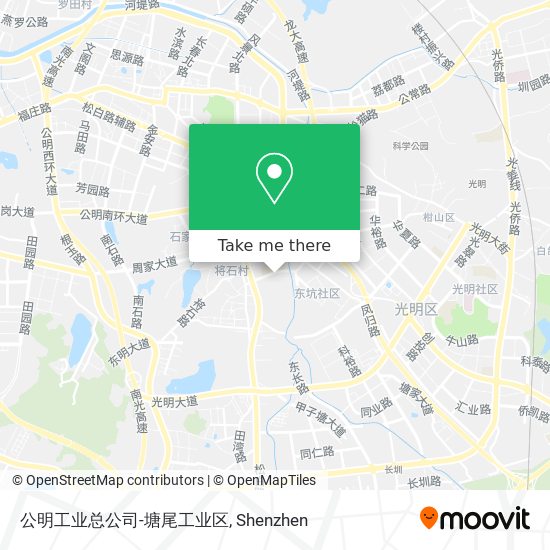 公明工业总公司-塘尾工业区 map