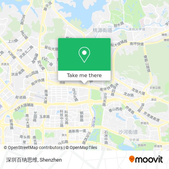 深圳百纳思维 map