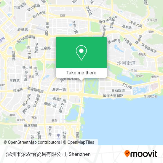 深圳市浓农怡贸易有限公司 map