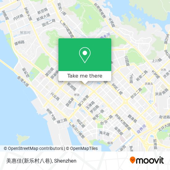美惠佳(新乐村八巷) map