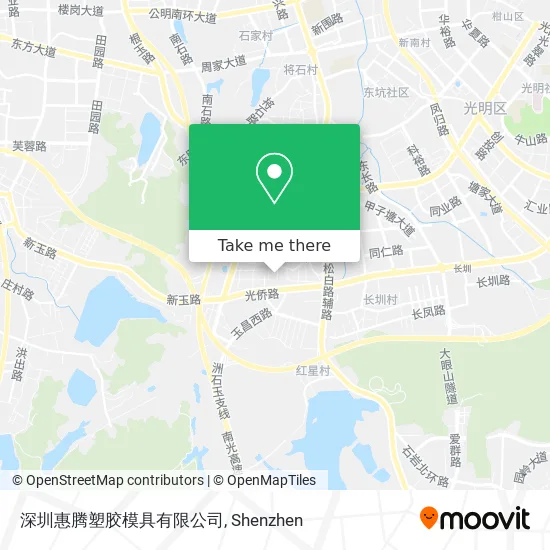 深圳惠腾塑胶模具有限公司 map