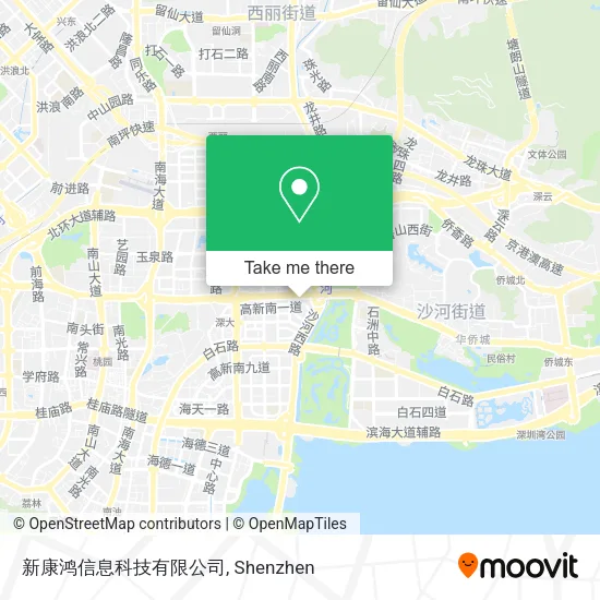 新康鸿信息科技有限公司 map