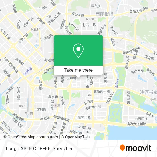 Long TABLE COFFEE map