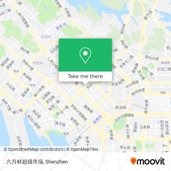 六月鲜超级市场 map