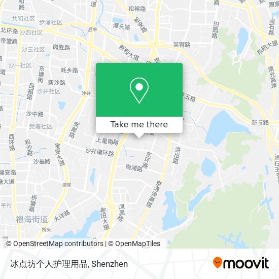 冰点坊个人护理用品 map