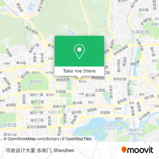 市政设计大厦-东南门 map