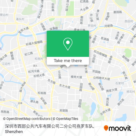 深圳市西部公共汽车有限公司二分公司燕罗车队 map