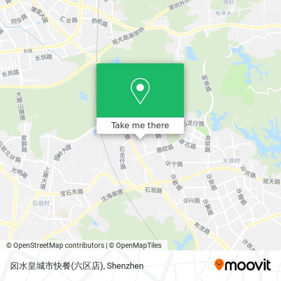 囟水皇城市快餐(六区店) map